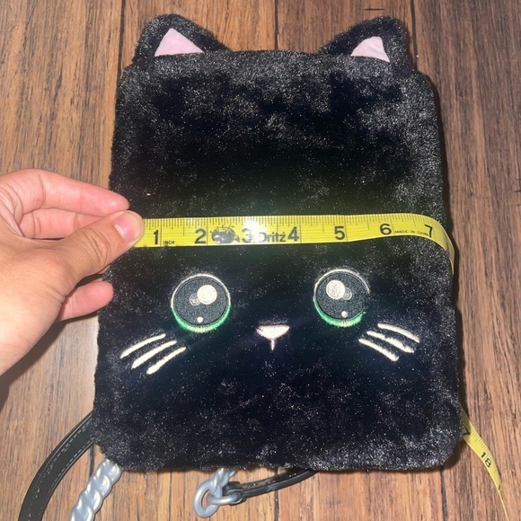 Cat backpack black cat hard case handbag - Picture 12 of 14